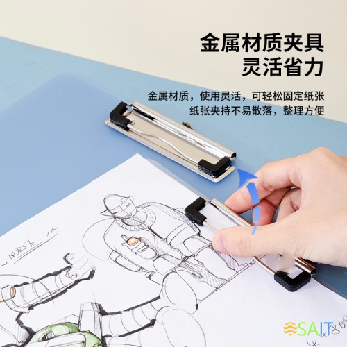 Папка-планшет Deli 72605 A4 полипропилен ассорти