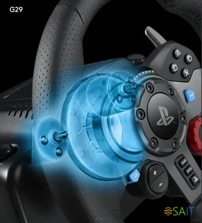 Руль Logitech G29 14кноп. (с педалями) черный