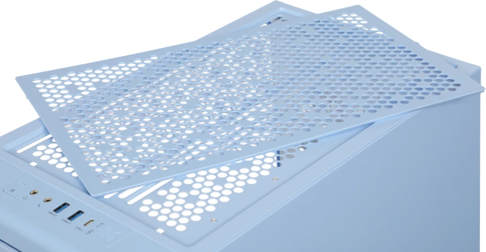 Корпус Thermaltake Ceres 350 MX Hydrangea голубой без БП E-ATX 2x140mm 2xUSB3.0 audio bott PSU