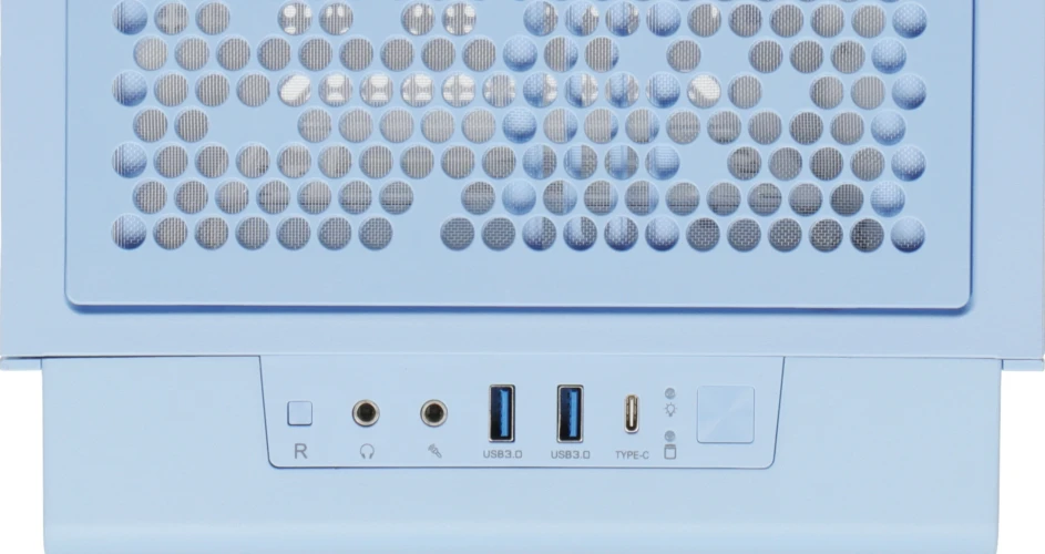 Корпус Thermaltake Ceres 350 MX Hydrangea голубой без БП E-ATX 2x140mm 2xUSB3.0 audio bott PSU