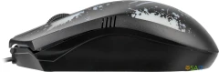 Мышь Оклик 399M STIGMA черный оптическая 1200dpi USB для ноутбука 3but (1175321)