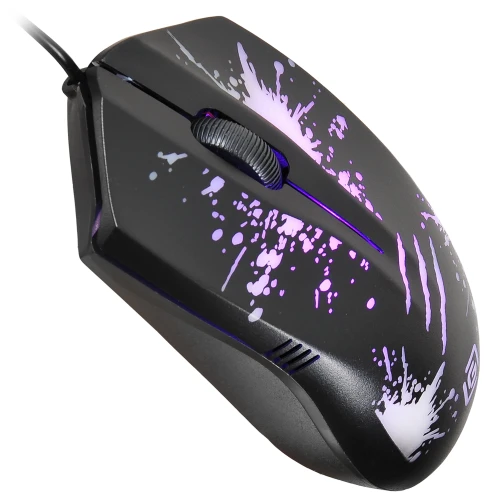 Мышь Оклик 399M STIGMA черный оптическая 1200dpi USB для ноутбука 3but (1175321)