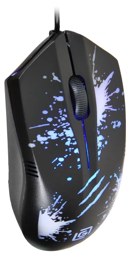 Мышь Оклик 399M STIGMA черный оптическая 1200dpi USB для ноутбука 3but (1175321)