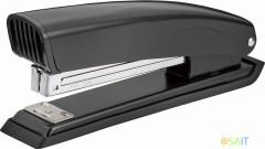 Степлер Kw-Trio 055C6BLACK 24/6 26/6 (20листов) встроенный антистеплер черный 210скоб металл/пластик закрытый/открытый/прямой коробка