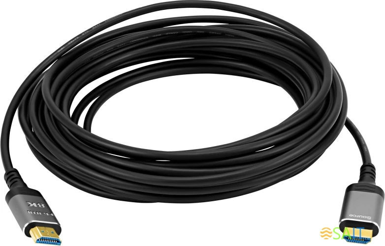 Кабель аудио-видео Digma HDMI 2.1 AOC HDMI (m)/HDMI (m) 10м. позолоч.конт. черный (HDMI-AOC2.1-10)