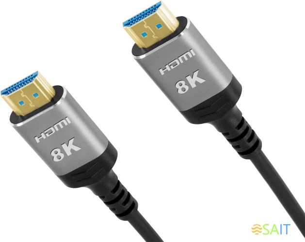 Кабель аудио-видео Digma HDMI 2.1 AOC HDMI (m)/HDMI (m) 10м. позолоч.конт. черный (HDMI-AOC2.1-10)