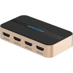 Разветвитель - сплиттер Vention HDMI 19F/4x19F на 4 монитора Разветвитель Vention HDMI 19F/HDMI 19F x 4 (ACCG0)