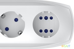 Сетевой фильтр Pilot PRO USB 5м (6 розеток) серый (коробка)