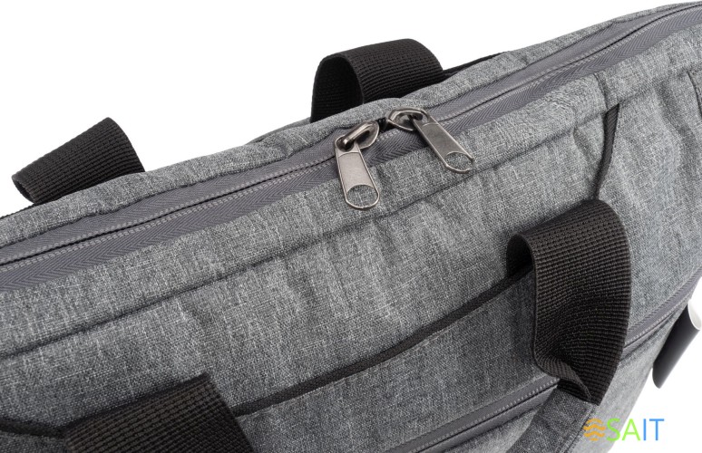 Сумка для ноутбука 15.6" PC Pet PCP15B2GY серый/черный полиэстер