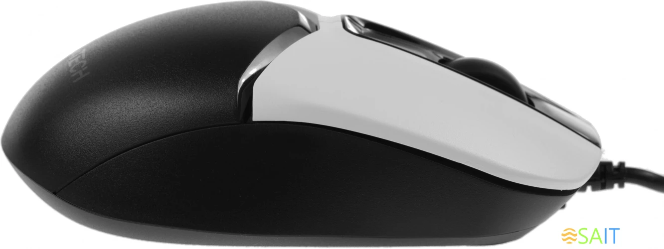 Мышь A4Tech Fstyler FM12 Panda белый/черный оптическая 1200dpi USB 3but