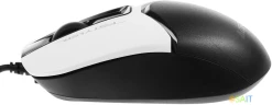 Мышь A4Tech Fstyler FM12 Panda белый/черный оптическая 1200dpi USB 3but