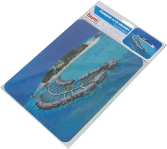 Коврик для мыши Buro BU-M10020 Мини рисунок/тропический отель 230x180x2мм