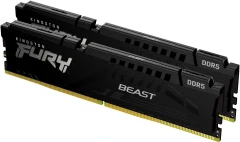 Память DDR5 2x32GB 5600MHz Kingston KF556C40BB2K2-64 Fury Beast Black RTL PC5-44800 CL40 DIMM 288-pin 1.25В dual rank с радиатором Ret