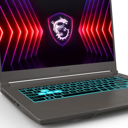 Ноутбук MSI Thin 15 B12UCX-3061XRU Core i7 12650H 16Gb SSD512Gb NVIDIA GeForce RTX 2050 4Gb 15.6" IPS FHD (1920x1080) без ОС grey WiFi BT Cam (9S7-16R831-3061)