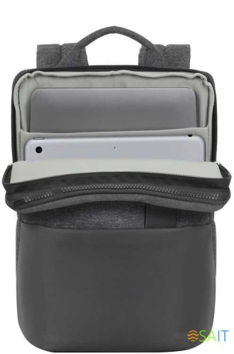 Рюкзак для ноутбука 13.3" Riva 8825 черный полиуретан/полиэстер
