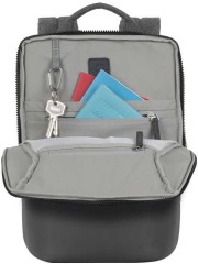 Рюкзак для ноутбука 13.3" Riva 8825 черный полиуретан/полиэстер