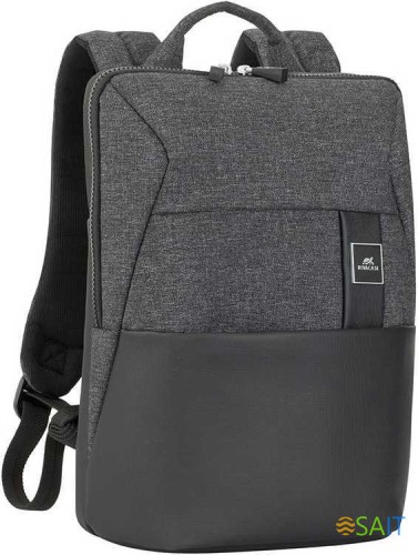 Рюкзак для ноутбука 13.3" Riva 8825 черный полиуретан/полиэстер