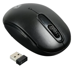 Мышь Оклик 505MW черный оптическая 1000dpi беспров. USB для ноутбука 3but (1018256)