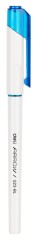 Ручка шариков. Deli Arrow EQ23-BL белый/голубой d=0.7мм син. черн. (1шт)
