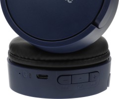 Гарнитура накладные Panasonic RB-HF420BGEA синий беспроводные bluetooth оголовье
