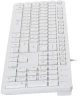 Клавиатура Оклик 500M белый USB slim Multimedia