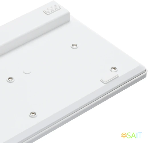 Клавиатура Оклик 500M белый USB slim Multimedia