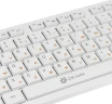 Клавиатура Оклик 500M белый USB slim Multimedia