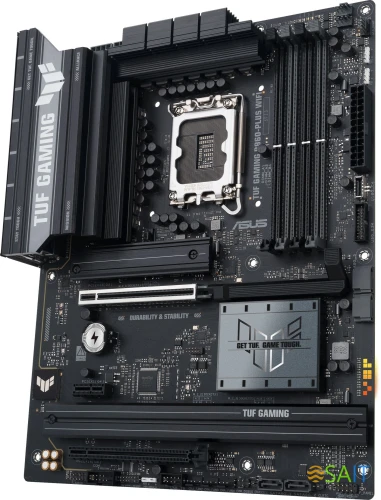 Материнская плата Asus TUF GAMING B860-PLUS WIFI Soc-1851 Intel B860 4xDDR5 ATX AC`97 8ch(7.1) 2.5Gg RAID+HDMI+DP