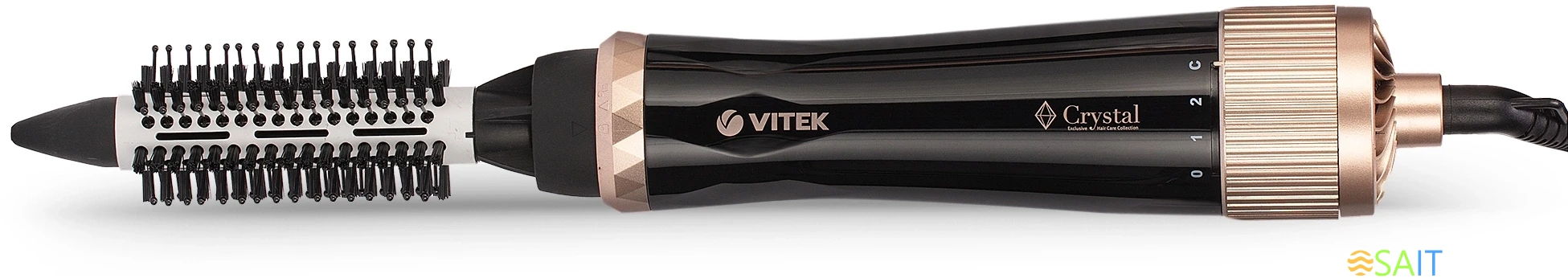 Фен-щетка Vitek VT-8243 черный