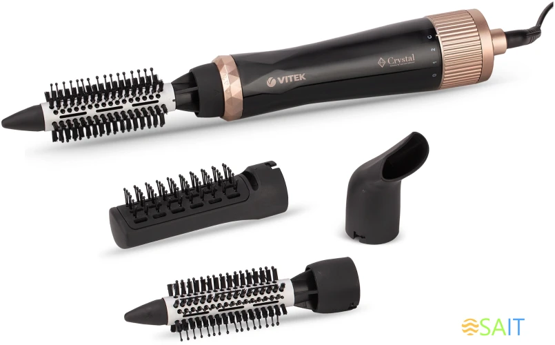 Фен-щетка Vitek VT-8243 черный