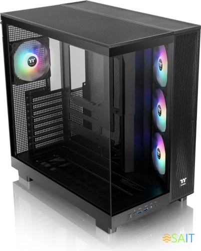 Корпус Thermaltake View 380 XL TG ARGB черный без БП ATX 5x120mm 2x140mm 2xUSB3.0 audio bott PSU