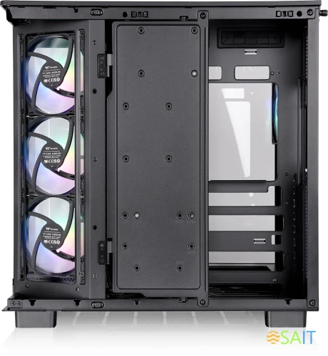 Корпус Thermaltake View 380 XL TG ARGB черный без БП ATX 5x120mm 2x140mm 2xUSB3.0 audio bott PSU