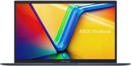 Ноутбук Asus Vivobook 17 X1704VA-AU473 Core i7 1355U 16Gb SSD512Gb Intel Iris Xe graphics 17.3" IPS FHD (1920x1080) noOS blue WiFi BT Cam (90NB10V2-M00FT0)