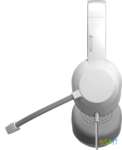 Наушники с микрофоном A4Tech Fstyler FH150U белый/серый 2м накладные USB оголовье (FH150U WHITE)