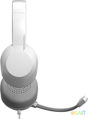 Наушники с микрофоном A4Tech Fstyler FH150U белый/серый 2м накладные USB оголовье (FH150U WHITE)