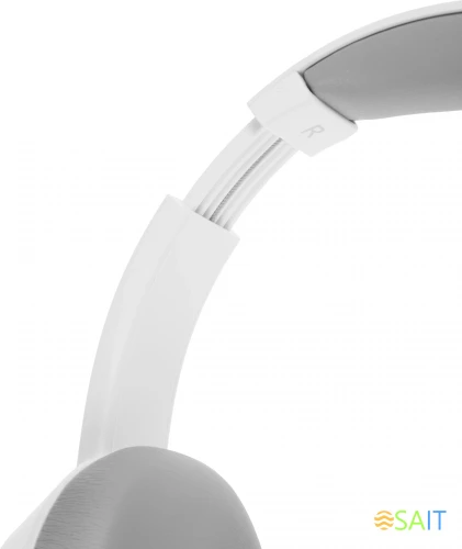 Наушники с микрофоном A4Tech Fstyler FH150U белый/серый 2м накладные USB оголовье (FH150U WHITE)