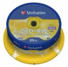 Диск DVD+R Verbatim 4.7Gb 16x Cake Box (10шт) (43498)