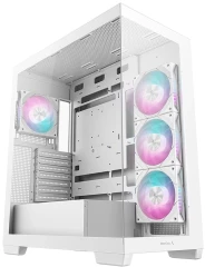 Корпус Deepcool CG580 4F WH белый без БП ATX 8x120mm 3x140mm 1xUSB3.0 audio bott PSU