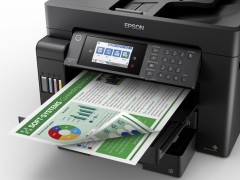 МФУ струйный Epson L15150 (C11CH72404/505/506/403) A3+ Duplex Net WiFi черный