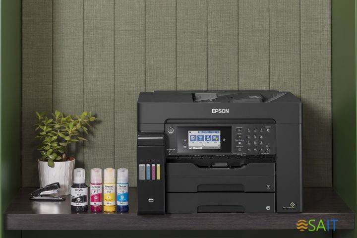 МФУ струйный Epson L15150 (C11CH72404/505/506/403) A3+ Duplex Net WiFi черный