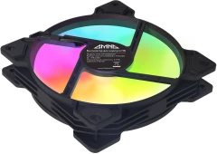 Вентилятор для корпуса GMNG GG-CF120ARGB1-PWMBK ARGB 120х120x25 черный 4-pin 28дБ Ret