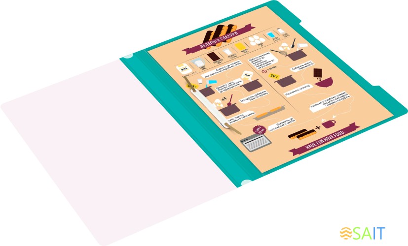 Папка-скоросшиватель Бюрократ -PS20TURG A4 прозрач.верх.лист пластик бирюзовый 0.12/0.16