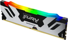 Память DDR5 48GB 6000MHz Kingston KF560C32RSA-48 Fury Renegade Silver RGB RTL Gaming PC5-48000 CL32 DIMM 288-pin 1.35В single rank с радиатором Ret