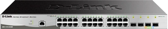 Коммутатор D-Link DGS-1210-28/ME/P/B 24x1Гбит/с 24xКомбо(1000BASE-T/SFP) управляемый