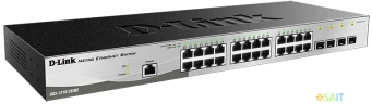 Коммутатор D-Link DGS-1210-28/ME/P/B 24x1Гбит/с 24xКомбо(1000BASE-T/SFP) управляемый