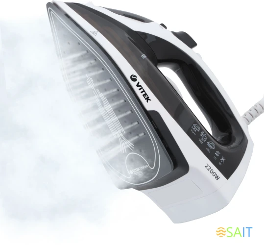 Утюг Vitek Metropolis VT-8338 2200Вт серый/белый