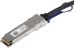 Кабель DAC MikroTik XQ+DA0001 100Гбит/с пассив. 1м черный QSFP28-QSFP28