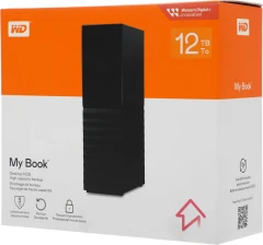 Жесткий диск WD USB3.0 12.2TB WDBBGB0120HBK-EESN My Book 3.5" черный