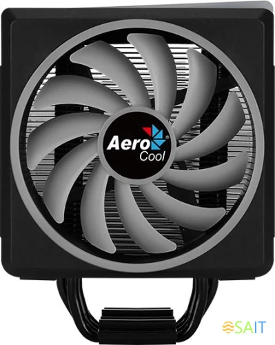 Устройство охлаждения(кулер) Aerocool Cylon 4F ARGB Soc-AM5/AM4/1200/1700/1851 черный 4-pin 14-26dB Al+Cu 145W 550gr Ret (CYLON 4F ARGB PWM 4P)