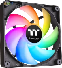 Вентилятор для корпуса Thermaltake CT140 ARGB 140х140x25 черный 4-pin 30.5дБ (упак.:2шт) (CL-F150-PL14SW-A) Ret